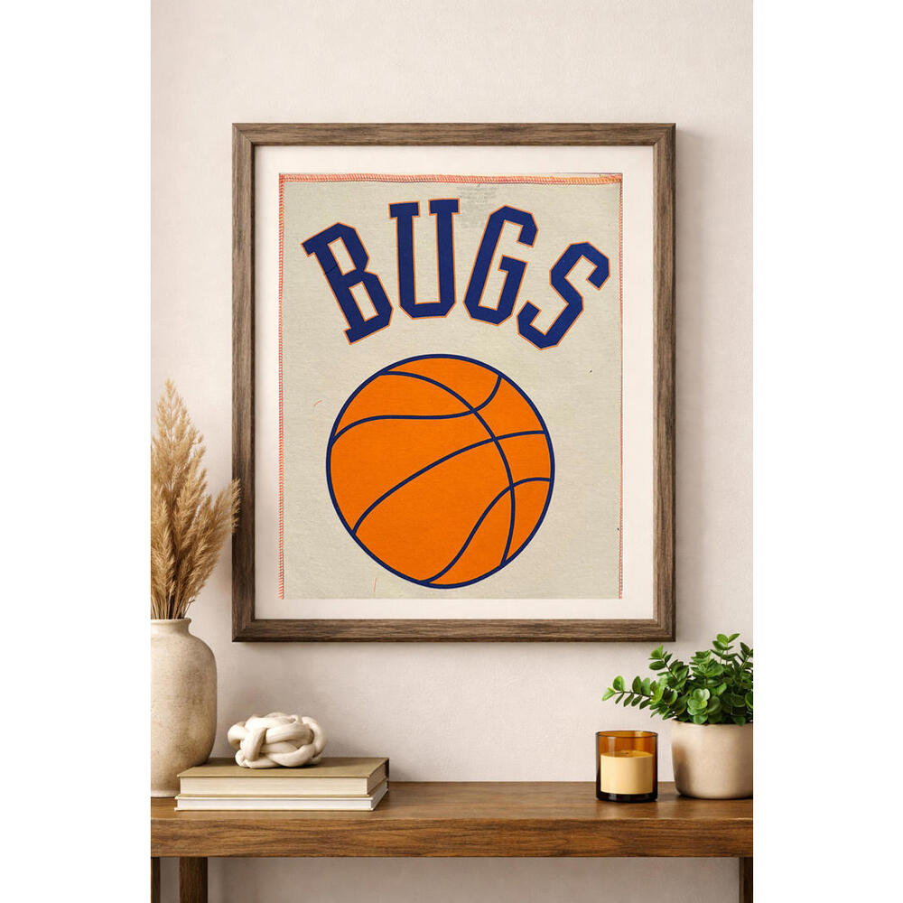 two face threads bugs space jam biggie patch custom wall art decor upcycled